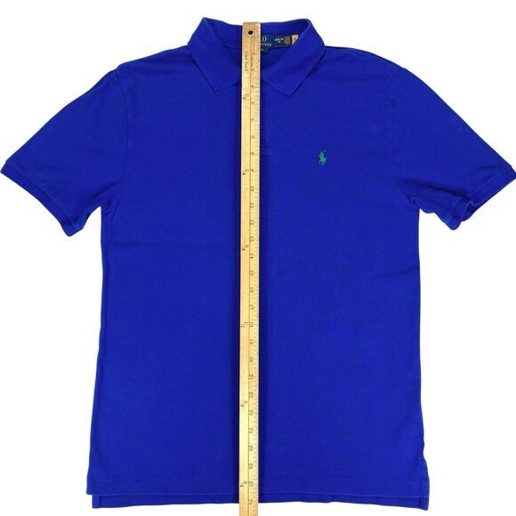 Polo Ralph Lauren Shirt Boys XL Blue Classic Fit Polo Green Pony Golf Core Comfy - Picture 9 of 11
